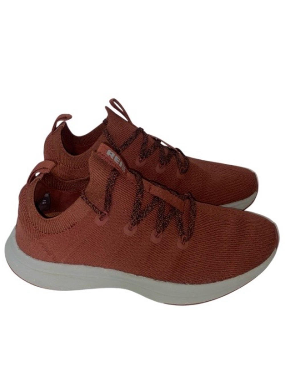 REI Co-op Beyonder Trail Knit Sneakers size 8. Dark Coral. Pre owned